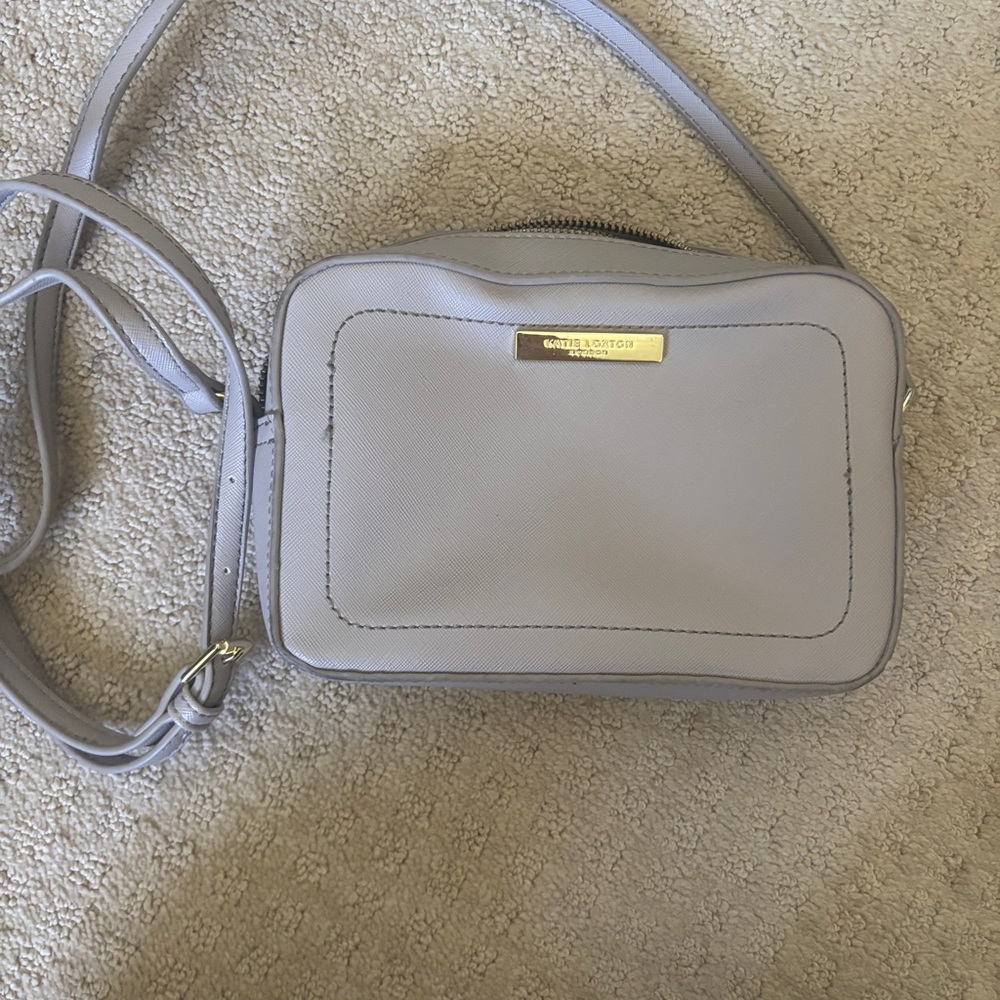 Katie loxton Light Gray Crossbody Bag - Compact Shoulder Purse